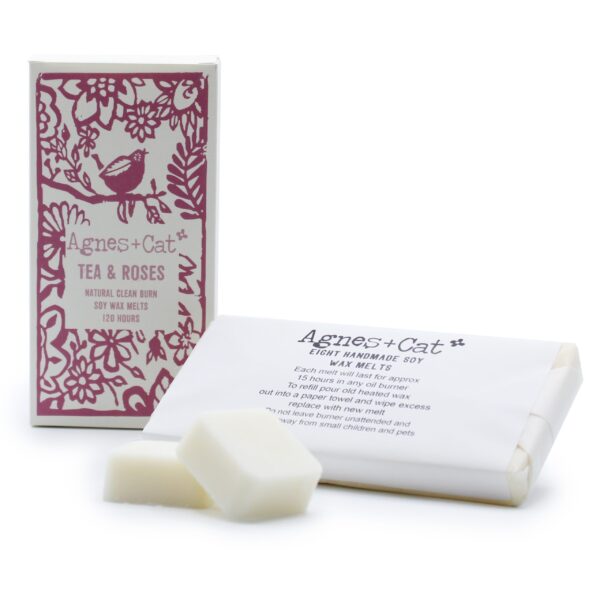 Coffret de 8 Wax Melts - Thé + Roses- Vendu par 1