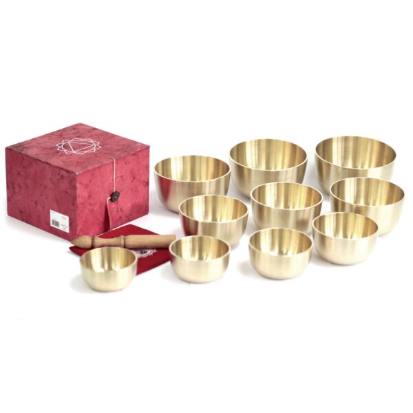 Ensemble de 10 bols en cloche métal- Vendu par 1 – Image 2