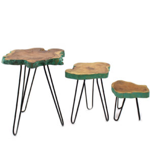 Ensemble de 3 supports pour plantes en bois Gamell - Greenwash- Vendu par 1