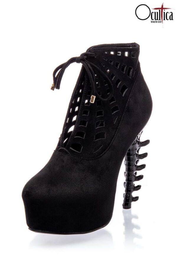 Bottines à talons hauts - noir -38-Ocultica