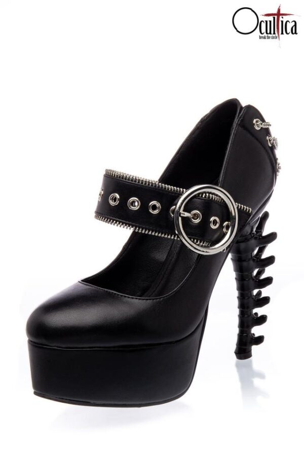 Escarpins Plateau Gothique - noir -41-Ocultica