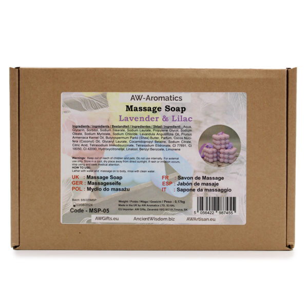 Savons de Massage - Lavande & Lilas- Vendu par 1 – Image 3