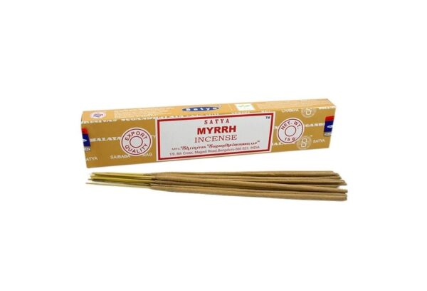 Encens Satya en bâtons 15g - Myrrhe- Vendu par 1