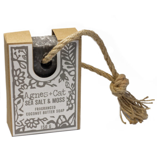 Savon sur corde - Sel marin et mousse- Vendu par 1