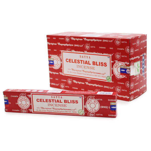 Bâtons d'encens Satya 15g - Bonheur Céleste- Vendu par 1