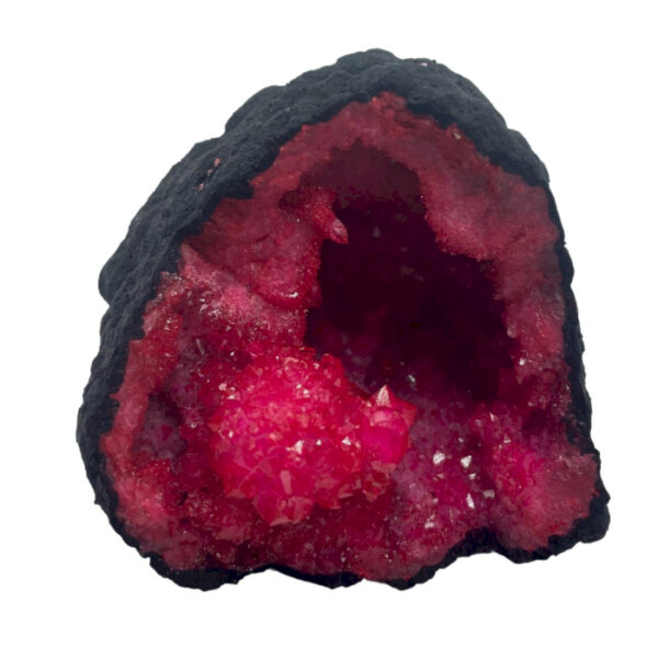 Géodes de calsite colorées - Black Rock - Rouge foncé- Vendu par 1