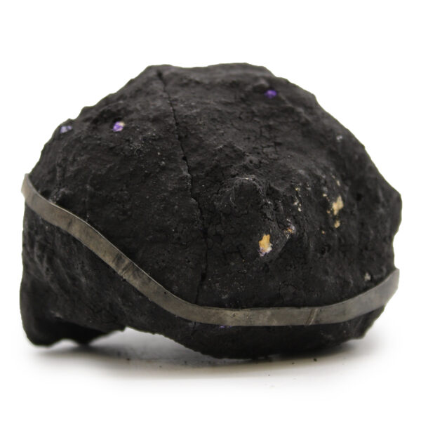 Géodes Calsite colorées - Roche Noire - Violette- Vendu par 1 – Image 4
