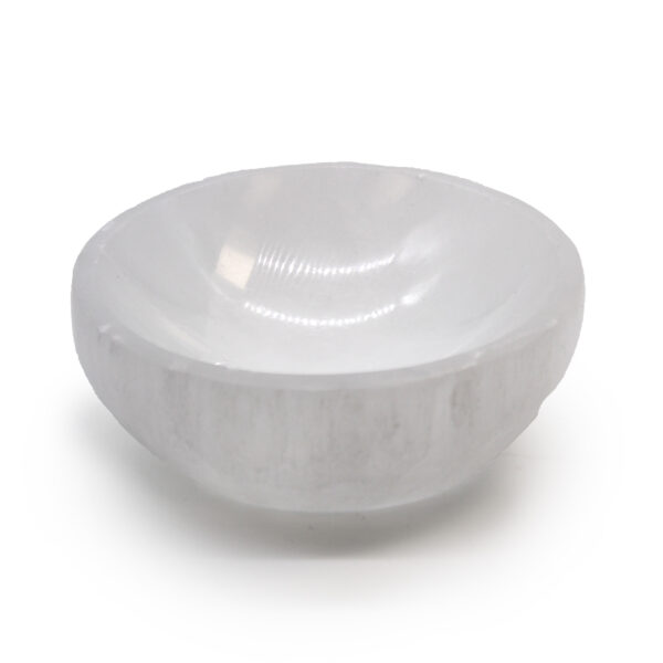 Bol Rond en Sélénite - 10 cm- Vendu par 1 – Image 3