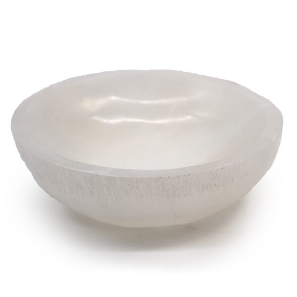 Bol Rond en Sélénite - 15 cm- Vendu par 1 – Image 3