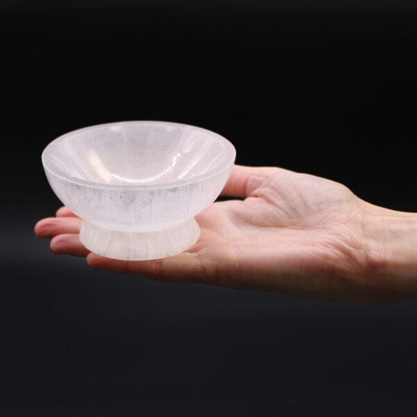 Bol Rituel Sélénite - 10 cm- Vendu par 1 – Image 4