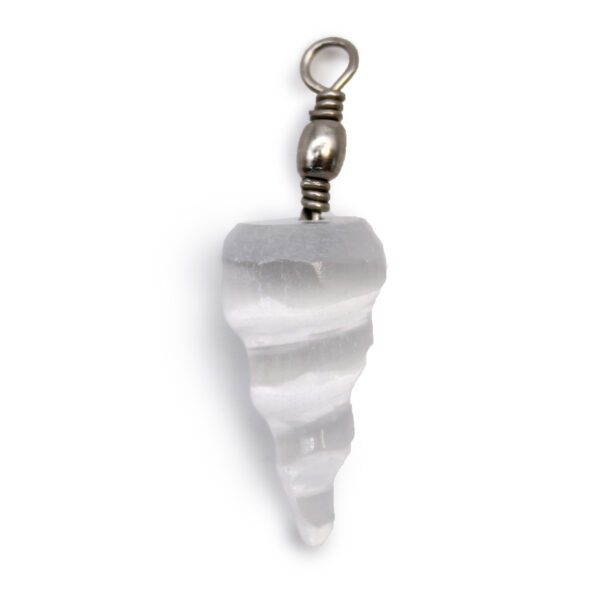 Pendentif spirale sélénite- Vendu par 1 – Image 2