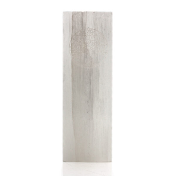 Lampe Bloc de Sélénite 25cm - Arbre de Vie- Vendu par 1 – Image 4