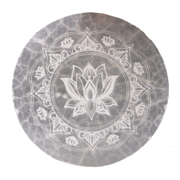 Plaque de Charge Moyenne 10cm - Lotus Mandala- Vendu par 1