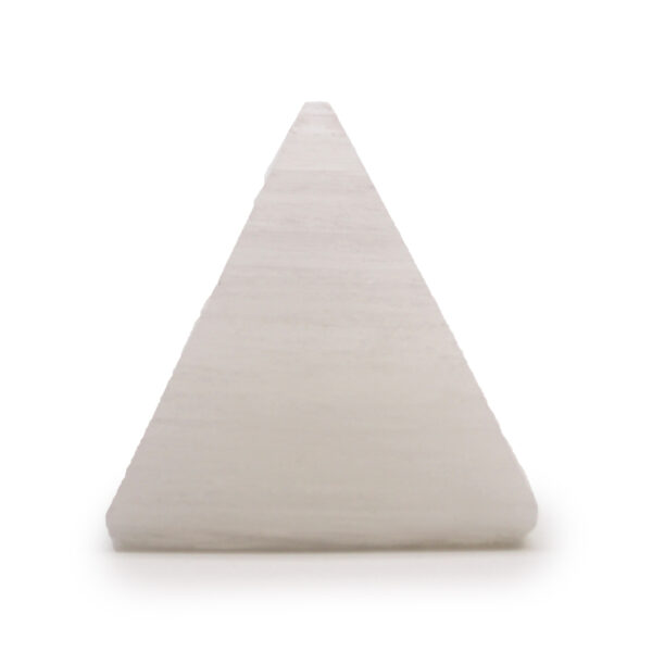 Pyramide de Sélénite - 5 cm- Vendu par 1 – Image 2