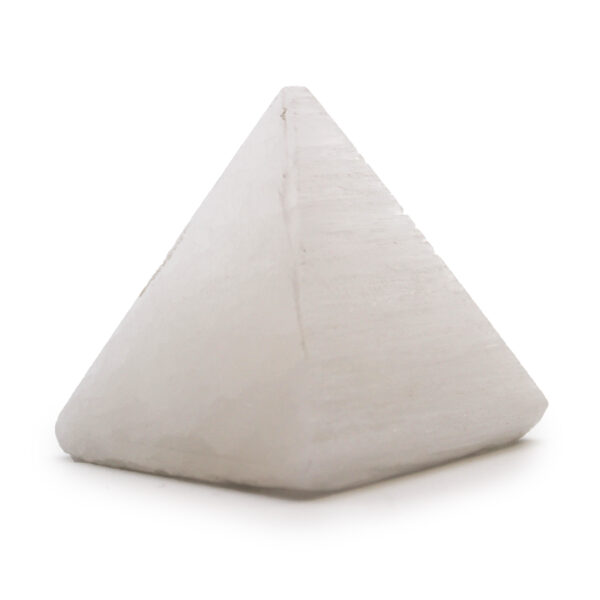 Pyramide de Sélénite - 5 cm- Vendu par 1 – Image 3