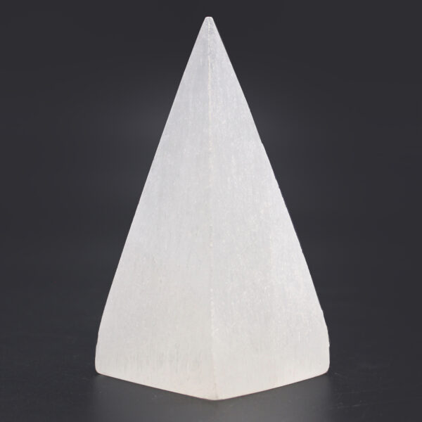 Pyramide de Sélénite - 10 cm- Vendu par 1 – Image 3