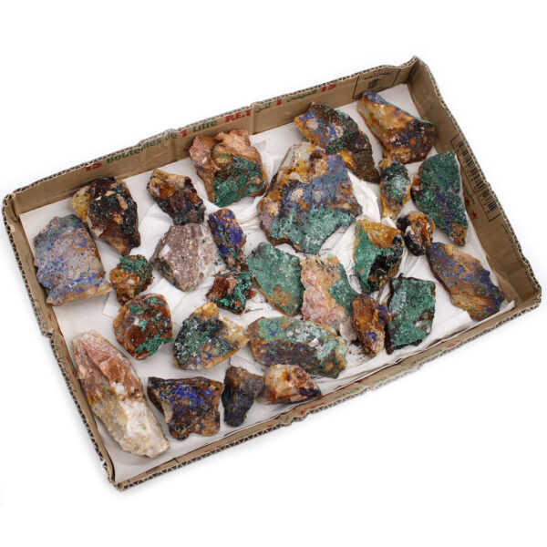 Spécimens minéraux - Azurite Malachite (environ 20 pièces)- Vendu par 1 – Image 2