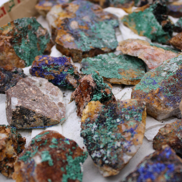 Spécimens minéraux - Azurite Malachite (environ 20 pièces)- Vendu par 1 – Image 4