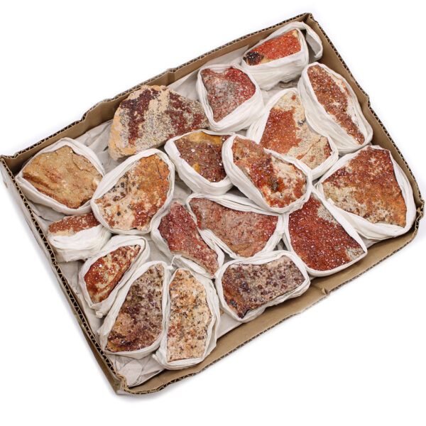 Spécimens minéraux -Vanadinite (environ 20 pièces)- Vendu par 1 – Image 3