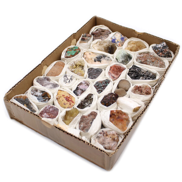 Spécimens minéraux - Pièces mélangées (environ 24 pièces)- Vendu par 1 – Image 3