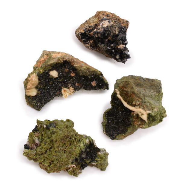 Spécimens minéraux - Epidote (environ 10 pièces)- Vendu par 1