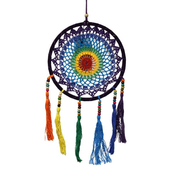 Petits attrape-rêves (22x56cm) - Arc-en-ciel vif- Vendu par 1