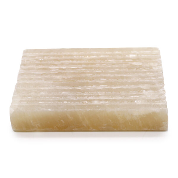 Porte-savon carré Miel Onxy- Vendu par 1