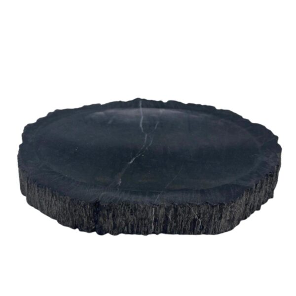 Porte-savon noir en bois pétrifié- Vendu par 1