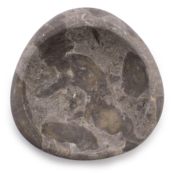 Plat en marbre tri-ovale- Vendu par 1 – Image 2