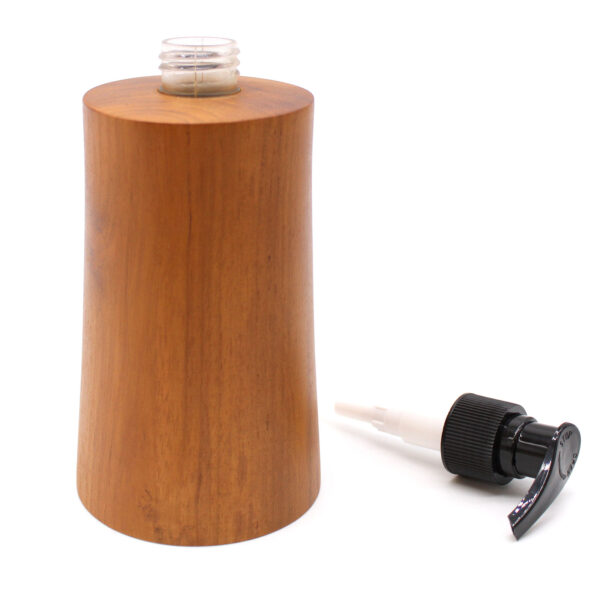 Distributeur de savon en bois de teck naturel - Taper- Vendu par 1 – Image 4