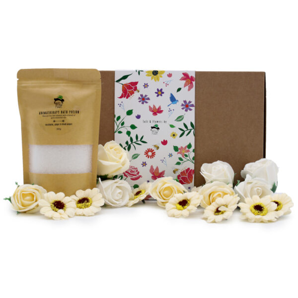 Ensemble sel et fleurs de lièvre sauvage - Rhume et grippe- Vendu par 1