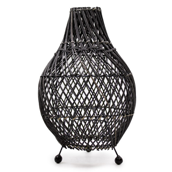 Lampes de table en rotin - Noir- Vendu par 1