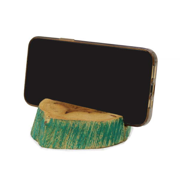 Support de téléphone en bois Gamal Lrg - Greenwash- Vendu par 1 – Image 2