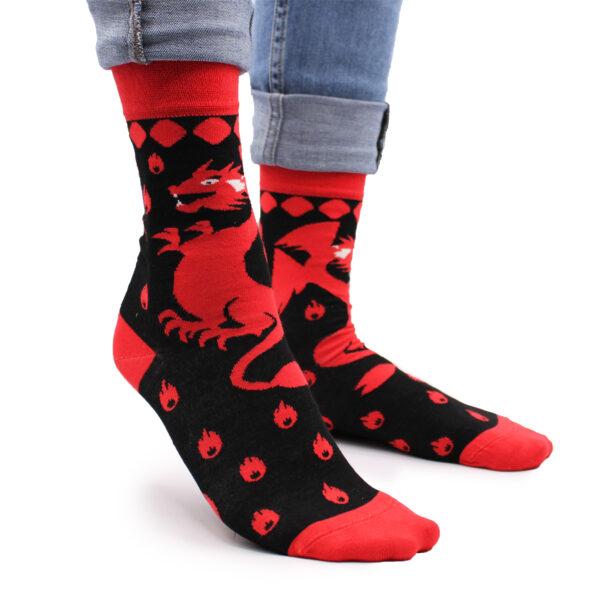 Chaussettes en Bambou Hop Lièvre (36-40) - Dragons Rouges- Vendu par 1