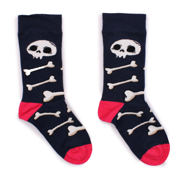 Chaussettes en bambou Hop Hare (36-40) - Crânes et os- Vendu par 1 – Image 2