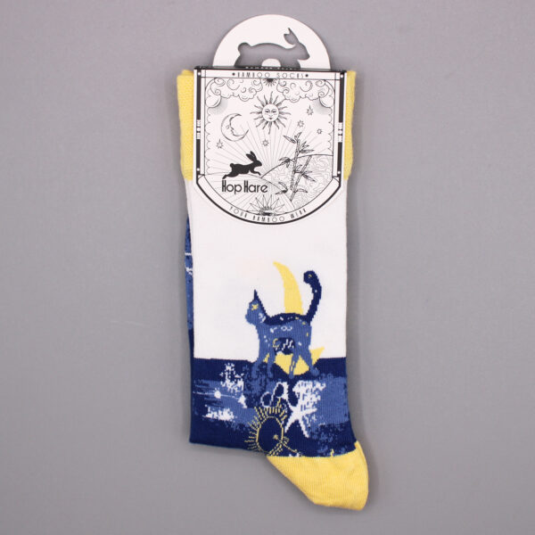 Chaussettes en bambou Hop Hare (41-46) - Chat de minuit- Vendu par 1 – Image 2