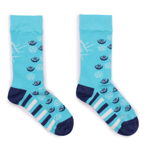 Chaussettes en bambou Hop Hare (41-46) - Pentagramme et mauvais il- Vendu par 1