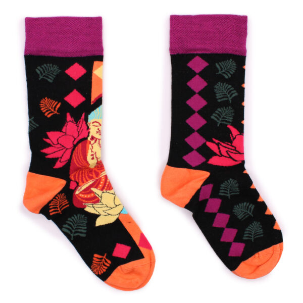 Chaussettes en Bambou Hop Lièvre (41-46) - Bouddha Rose & Lotus- Vendu par 1