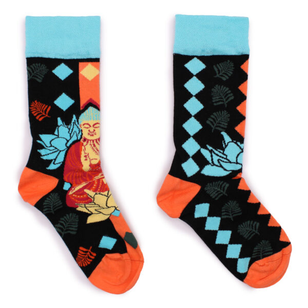 Chaussettes en Bambou Hop Lièvre (41-46) - Bouddha Bleu & Lotus- Vendu par 1