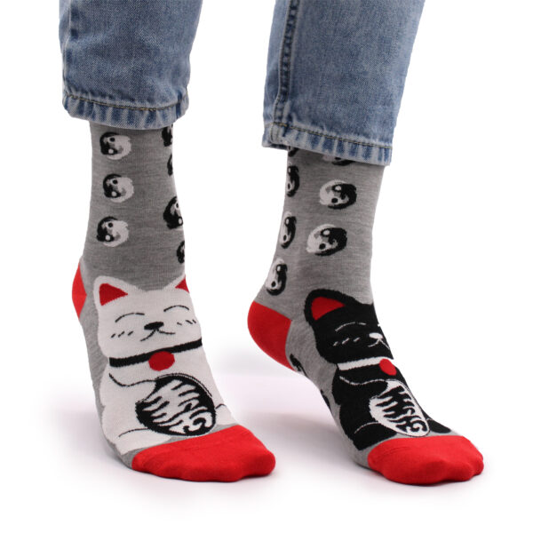 Chaussettes en bambou Hop Hare (41-46) - Lucky Cats- Vendu par 1 – Image 4