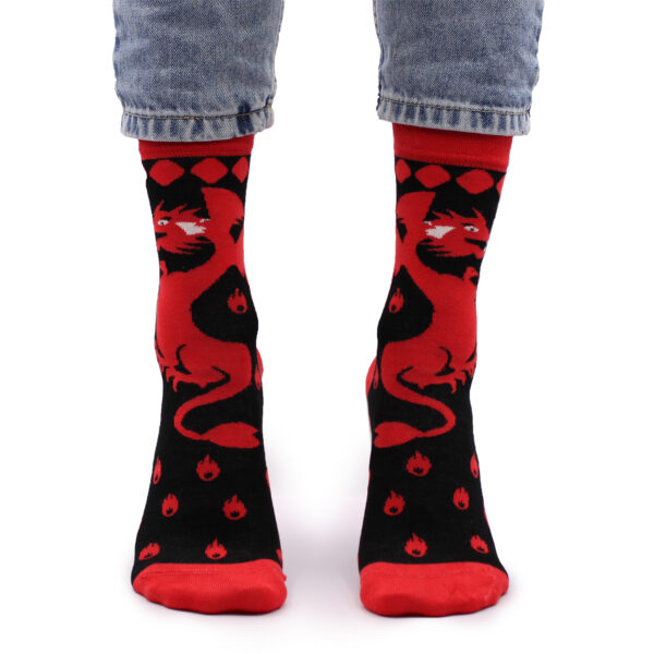 Chaussettes en Bambou Hop Lièvre (36-40) - Dragons Rouges- Vendu par 1 – Image 4