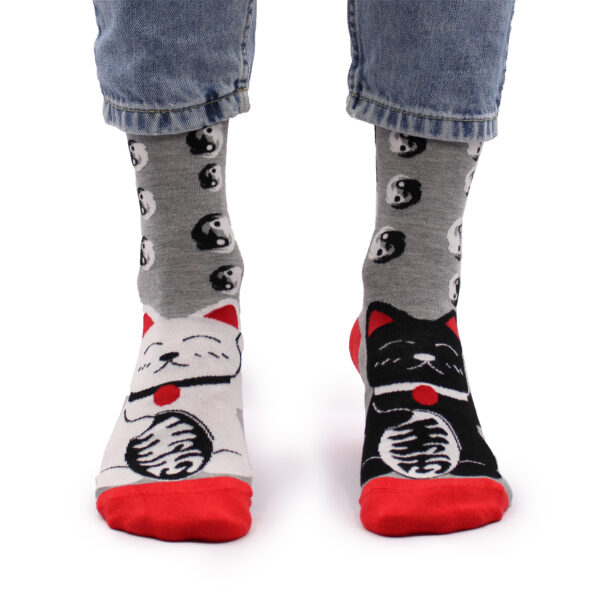 Chaussettes en bambou Hop Hare (41-46) - Lucky Cats- Vendu par 1 – Image 3