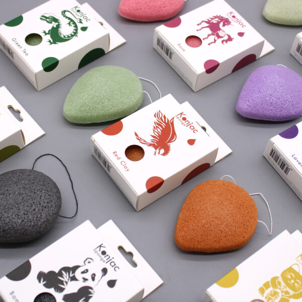 Éponge Konjac Larme - Naturelle - Peau sensible- Vendu par 1 – Image 3
