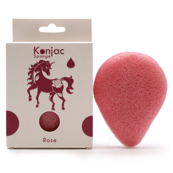 Éponge Konjac Larme - Rose - Anti-âge- Vendu par 1