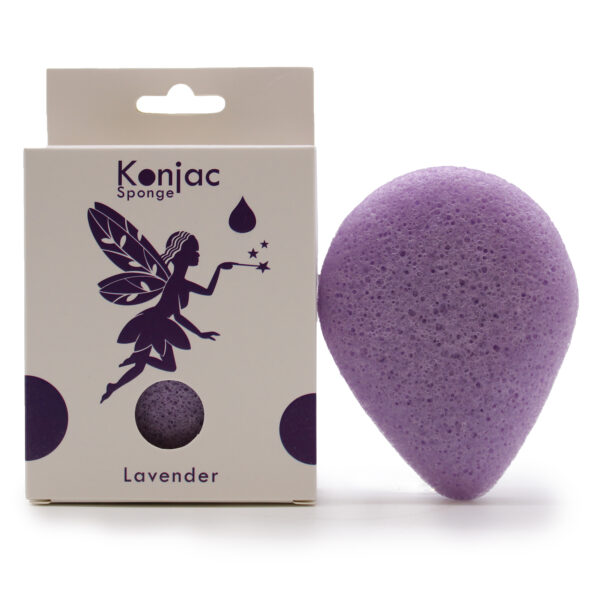 Éponge Konjac Larme - Lavande - Calmante- Vendu par 1
