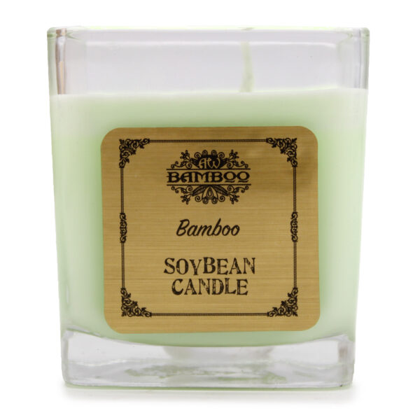 Bougie en Pot de Soja - Bambou- Vendu par 1 – Image 3