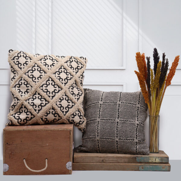 Housse de Coussin Classique - Design Tribal - 45x45cm- Vendu par 1 – Image 4
