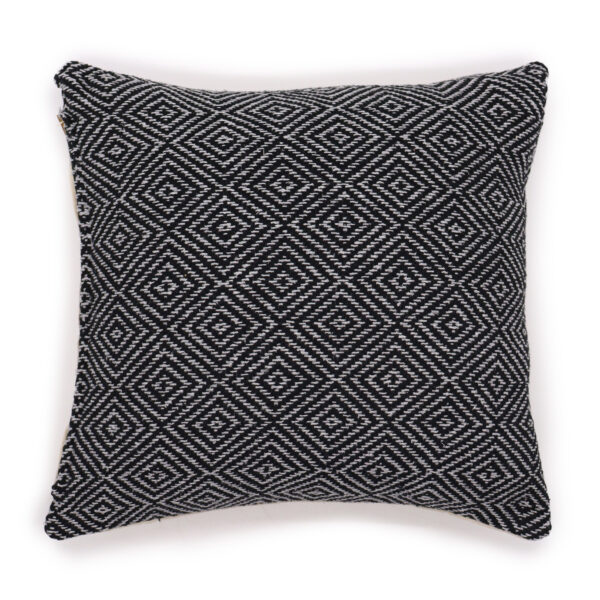 Housse de Coussin Classique - Labyrinthe Noir - 40x40cm- Vendu par 1