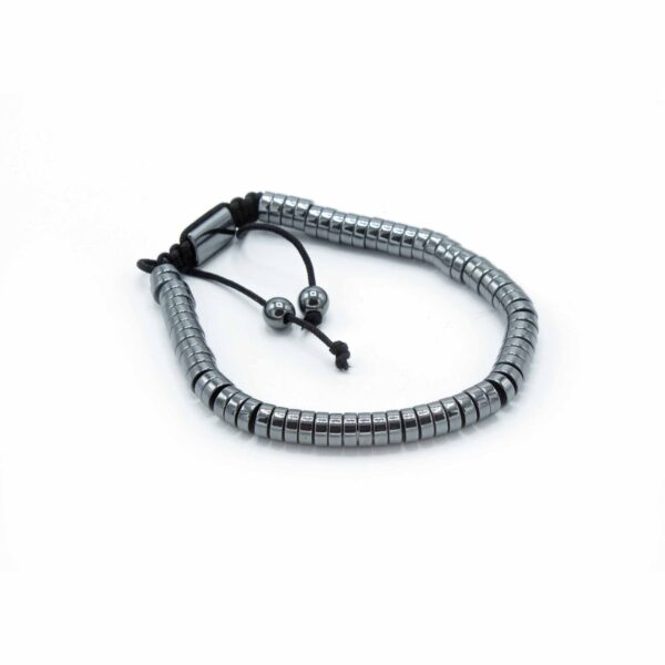 Bracelet Shamballa Hématite Magnétique - Cercles- Vendu par 1 – Image 2