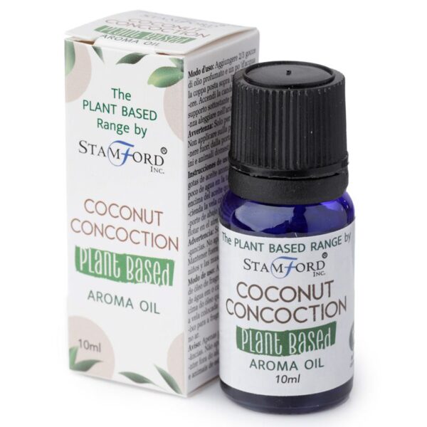 Huile aromatique à base de plantes - Concoction de noix de coco- Vendu par 1